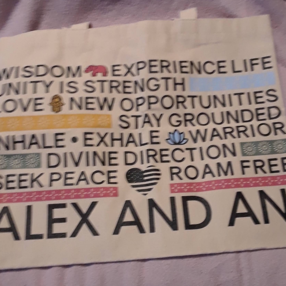 Alex and Ani Shopping Tote